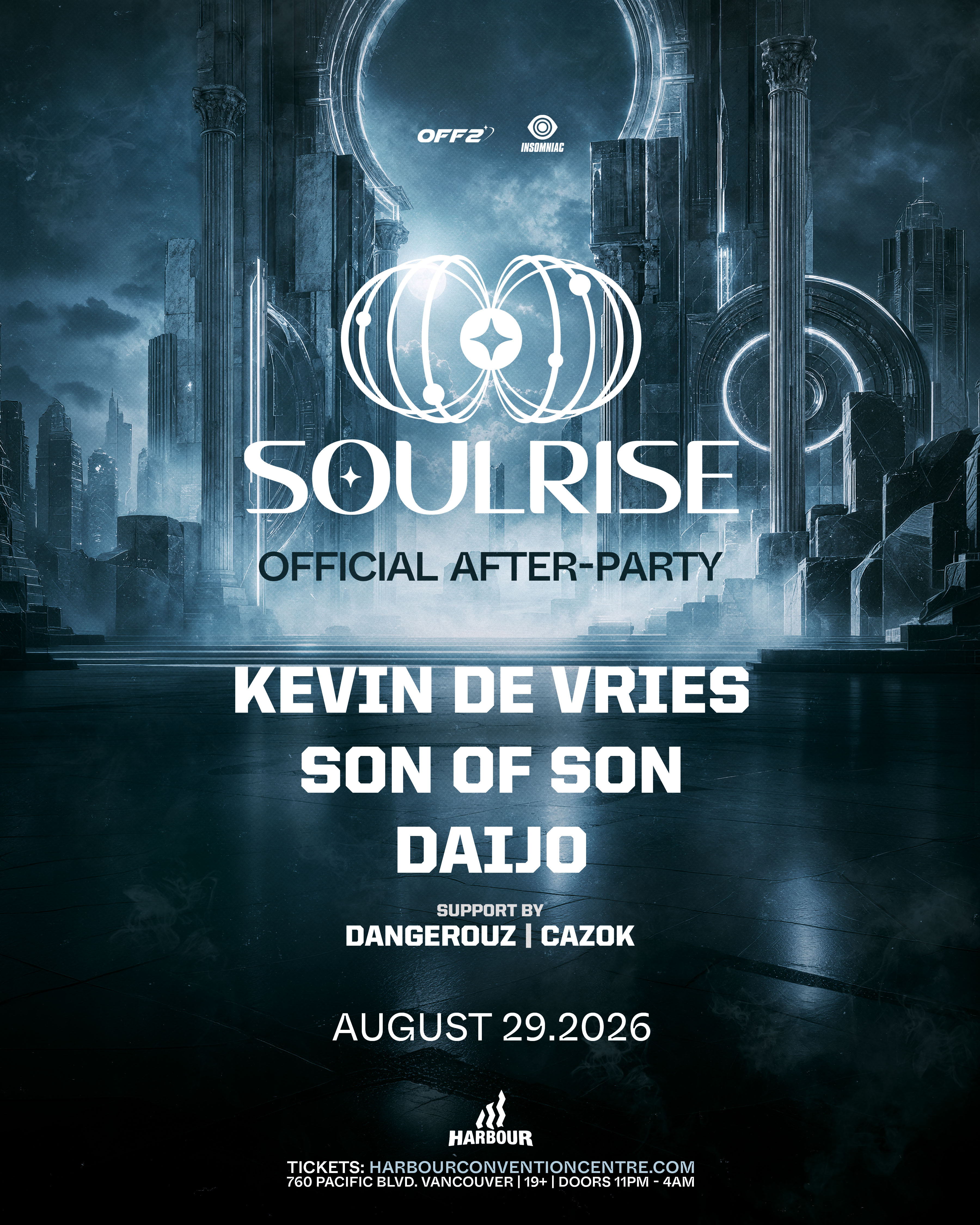 Soulrise Official After-Party — Kevin De Vries, Son of Son, Daijo at Harbour
